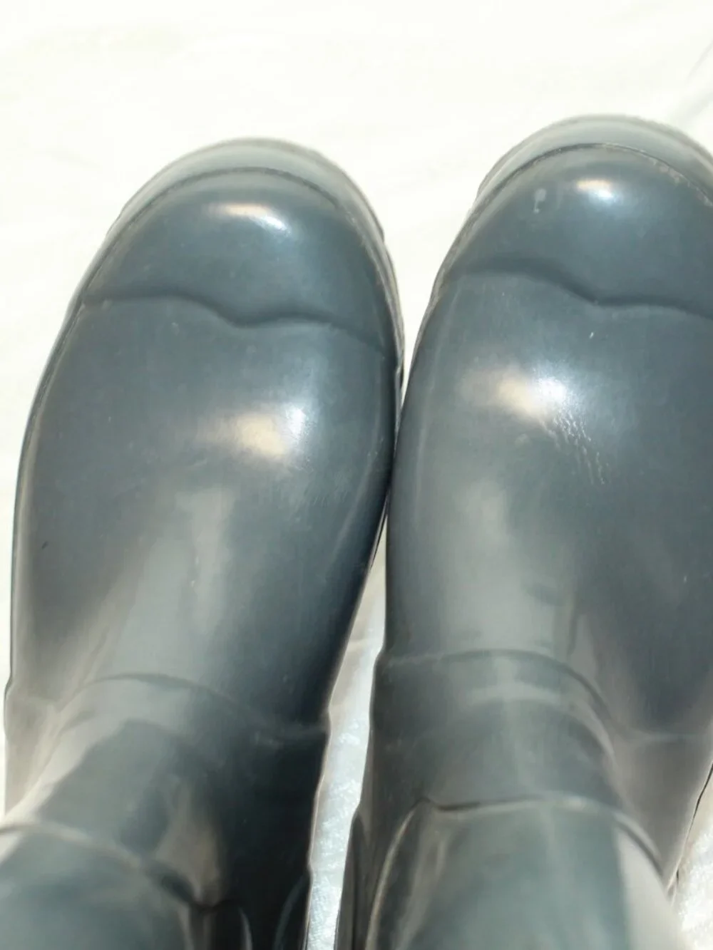 Hunter Boots Unisex Size M5 W6 Green Original Gloss Tall Rain Boots W23616